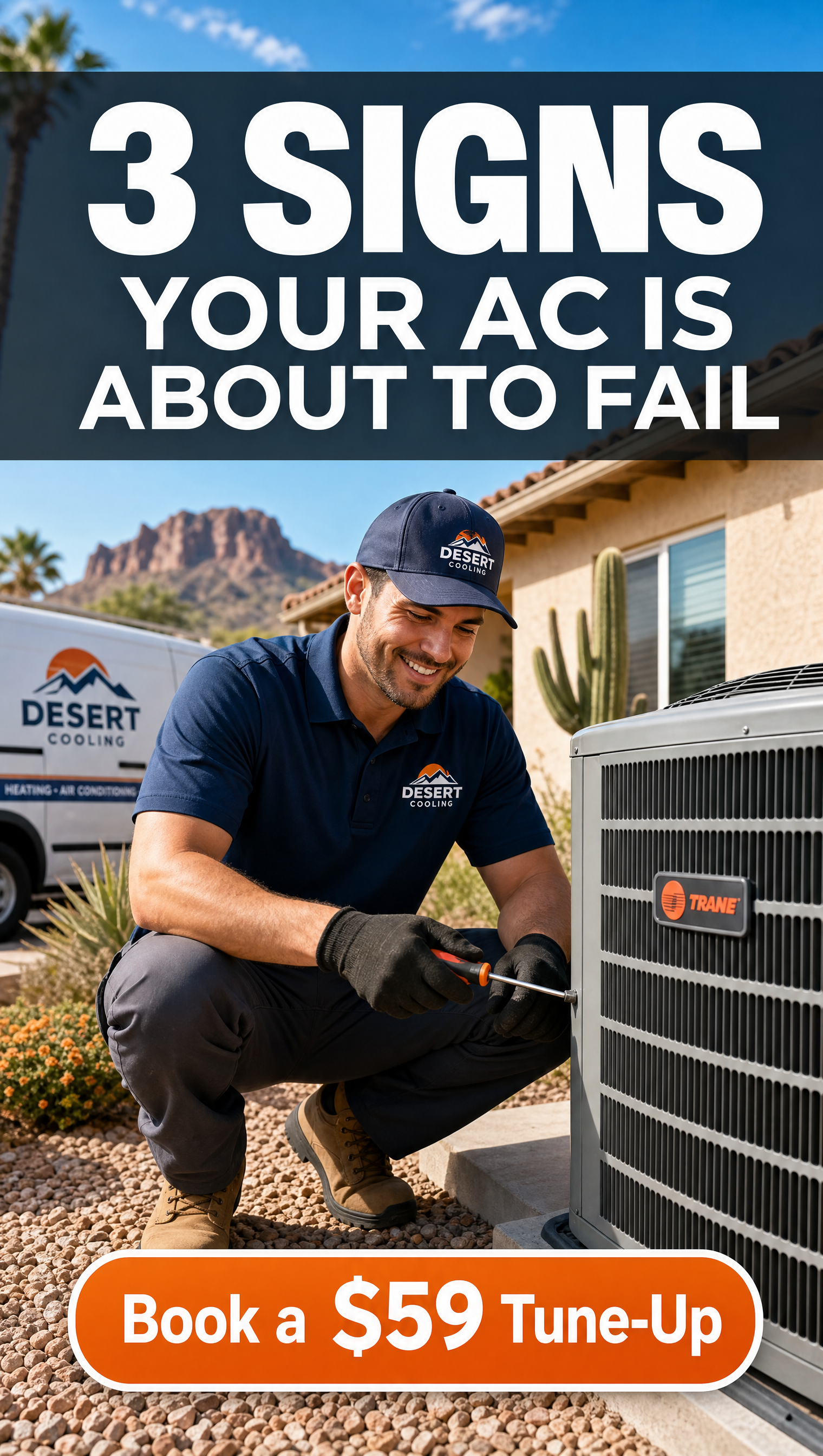 HVAC ad: 3 signs your AC is about to fail